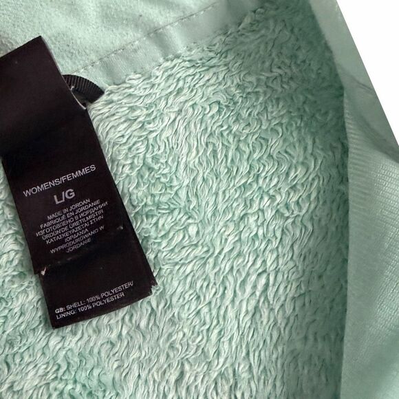 THE NORTH FACE Women’s Mint Green Osito Fleece Full-Zip Jacket Size Large - Picture 10 of 14